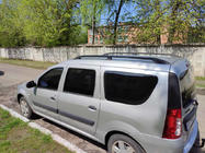 Renault Logan MCV 2005–2013 Sorte tagrælinger Støbejernsfødder foto 2