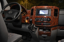 Volkswagen Crafter 2006–2016 Dashboardlister (50 dele) Carbon foto 2