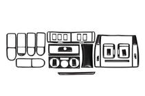 Volkswagen Passat B5 1997–2005 Instrumentbordbeklædning 2004-2005 Aluminium foto 5