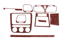 Volkswagen EOS 2006–2011 Instrumentbordbeklædning Aluminium foto 1