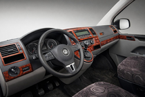 Volkswagen T5 2010–2015 Instrumentbordbeklædning Carbon foto 1