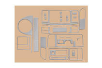 Volkswagen T5 2010–2015 Instrumentbordbeklædning Carbon foto 8