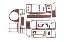 Volkswagen T5 2010–2015 Instrumentbordbeklædning Carbon foto 6