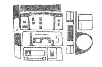 Volkswagen T5 2010–2015 Instrumentbordbeklædning Carbon foto 7