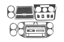 Volkswagen Golf Plus 2004–2014 Instrumentbordbeklædning Aluminium foto 5