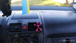Volkswagen Touran 2003–2010 Instrumentbordbeklædning Carbon foto 12