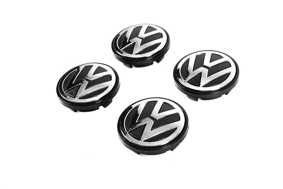 Volkswagen Fælgcenterkapsler 70/58 mm vw70kolp (4 stk.) Foto 1