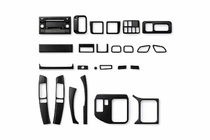 Toyota Land Cruiser Prado 120 2002–2009 Indvendige panelafdækninger til bil Rød foto 1