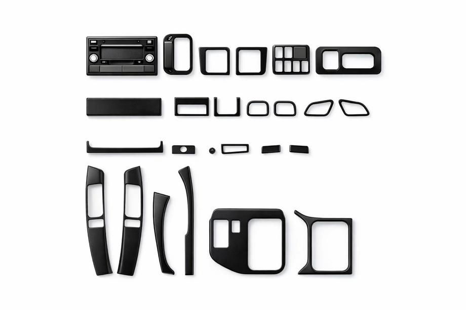 Toyota Land Cruiser Prado 120 2002–2009 Indvendige panelafdækninger til bil Rød Image