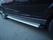 Audi Q7 2005–2015 Sidetrin Maya V2 (2 stk., aluminium) foto 1