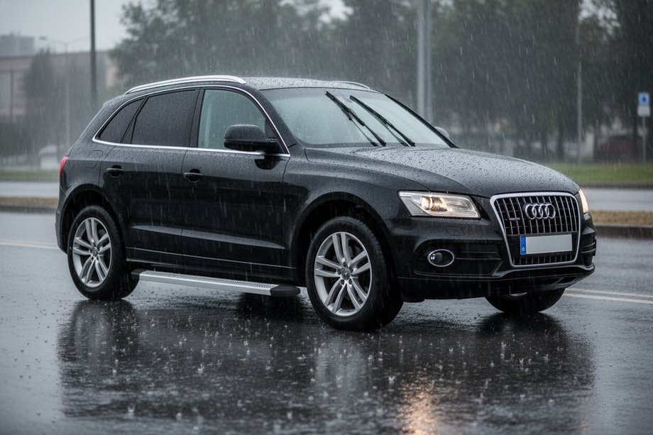 Audi Q5 2008–2017 Sidetrin Maya V2 (2 stk., aluminium) Image