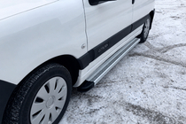 Citroen Berlingo 1996–2008 Sidetrin Maya V2 (2 stk., aluminium) foto 1
