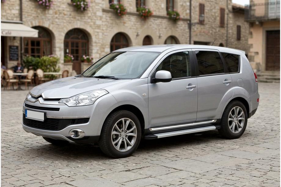 Citroen C-Crosser 2007–2013 Sidetrin Maya V2 (2 stk., aluminium) Image