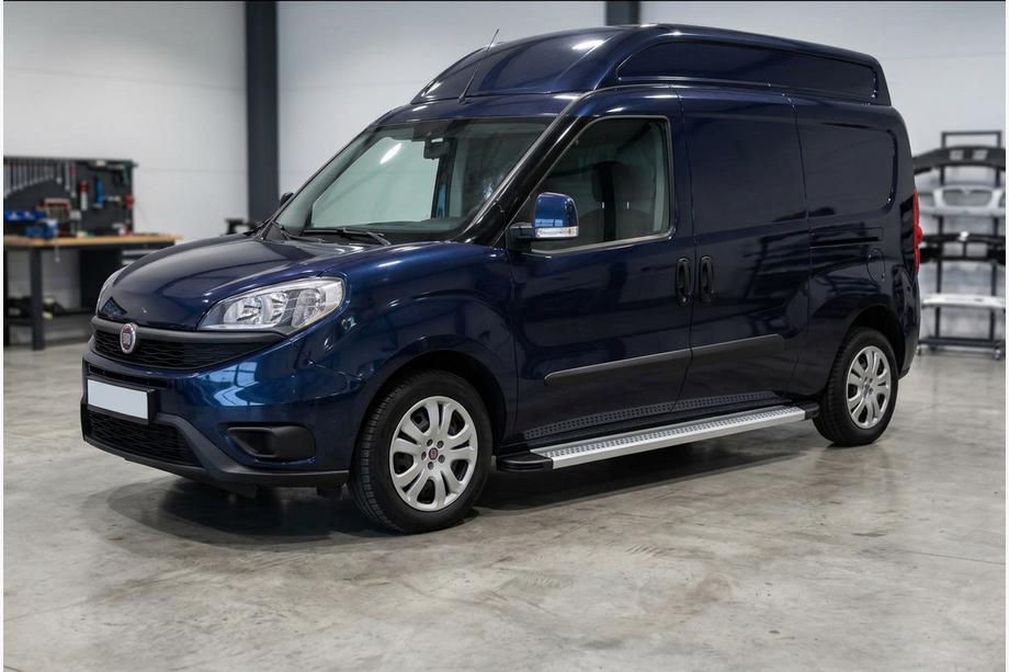 Fiat Doblo II 2010–2022 Sidetrin Maya V2 (2 stk., aluminium) Image