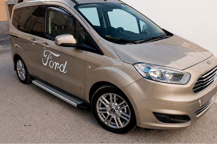 Ford Courier 2014–2023 Sidetrin Maya V2 (2 stk., aluminium) Image