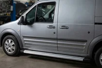 Ford Connect 2002–2006 Sidetrin Maya V2 (2 stk., aluminium) foto 1