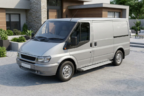 Ford Transit 2000–2014 Sidetrin Maya V2 (2 stk., aluminium) foto 1