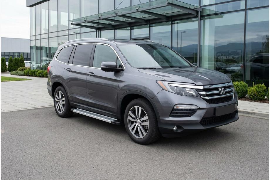 Honda Pilot 2015–2022 Sidetrin Maya V2 (2 stk., aluminium) Image