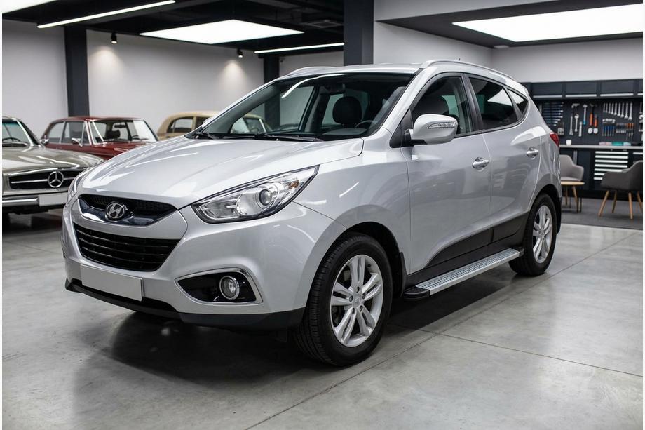 Hyundai IX-35 2010–2015 Sidetrin Maya V2 (2 stk., aluminium) Image