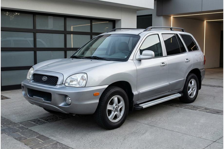 Hyundai Santa Fe 1 2000–2006 Sidetrin Maya V2 (2 stk., aluminium) Image