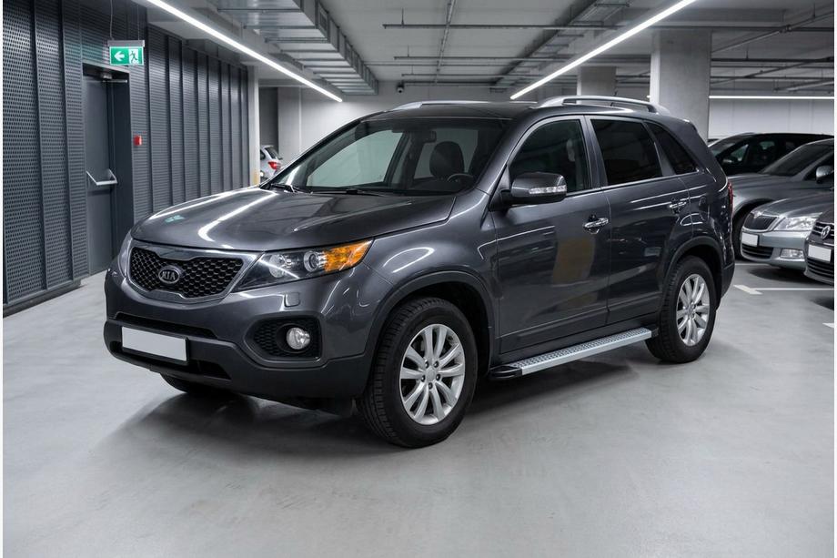 Kia Sorento II XM 2009–2014 Sidetrin Maya V2 (2 stk., aluminium) Image