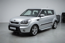 Kia Soul I 2008–2013 Sidetrin Maya V2 (2 stk., aluminium) foto 1