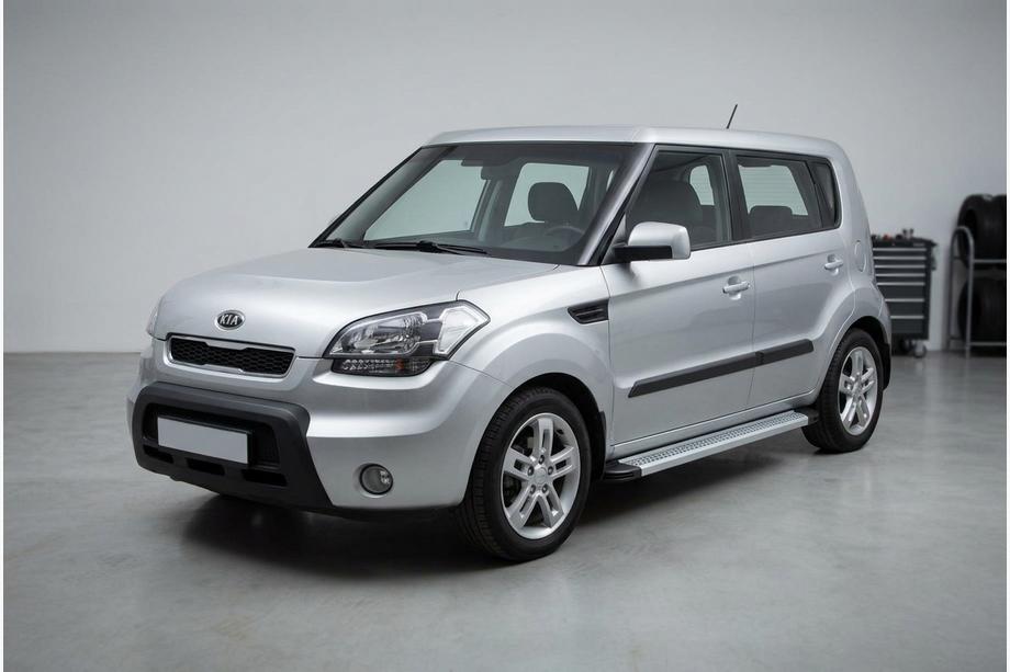 Kia Soul I 2008–2013 Sidetrin Maya V2 (2 stk., aluminium) Image