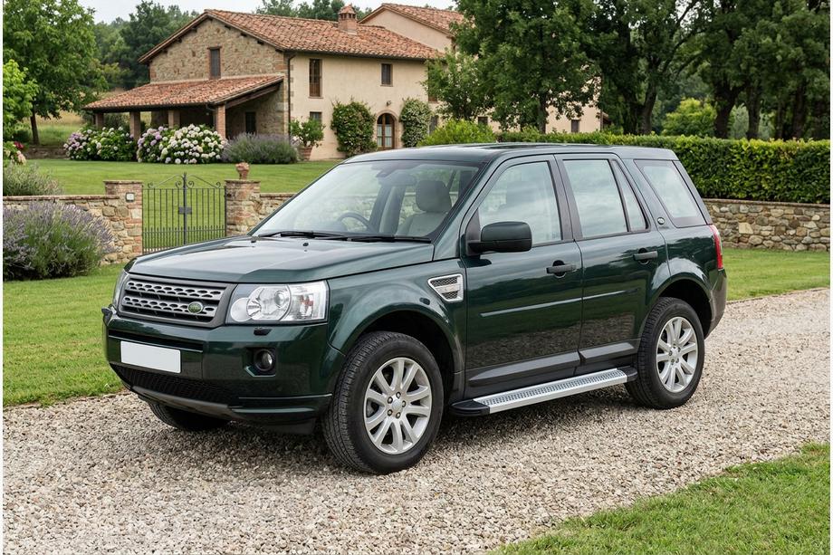 Land Rover Freelander II 2006–2014 Sidetrin Maya V2 (2 stk., aluminium) Image
