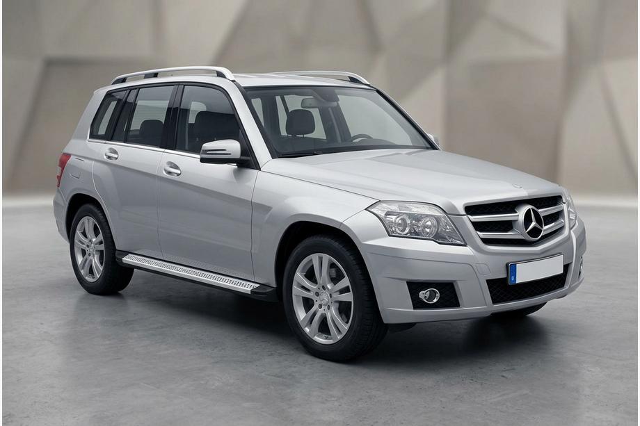 Mercedes GLK-klasse X204 2008–2015 Sidetrin Maya V2 (2 stk., aluminium) Image