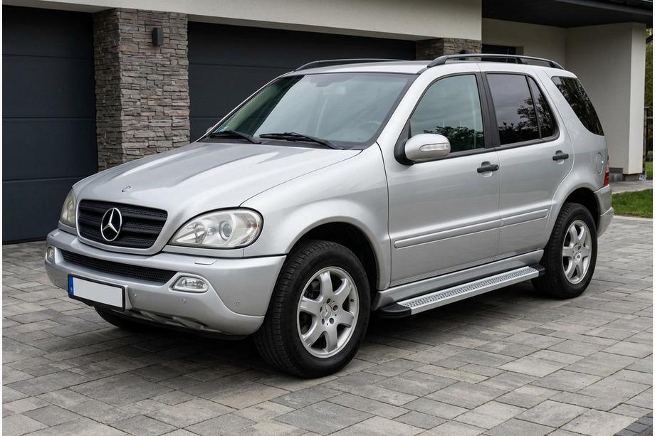 Mercedes ML W163 1997–2005 Sidetrin Maya V2 (2 stk., aluminium) Foto 1