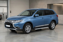 Mitsubishi Outlander 2012–2021 Sidetrin Maya V2 (2 stk., aluminium) foto 1