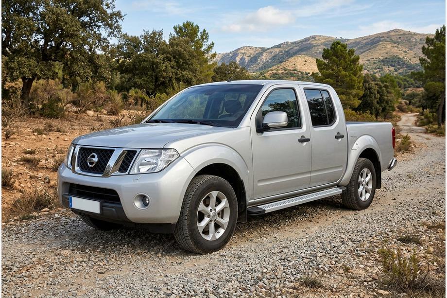Nissan Navara 2006–2015 Sidetrin Maya V2 (2 stk., aluminium) Image