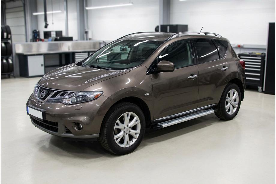 Nissan Murano 2008–2014 Sidetrin Maya V2 (2 stk., aluminium) Image