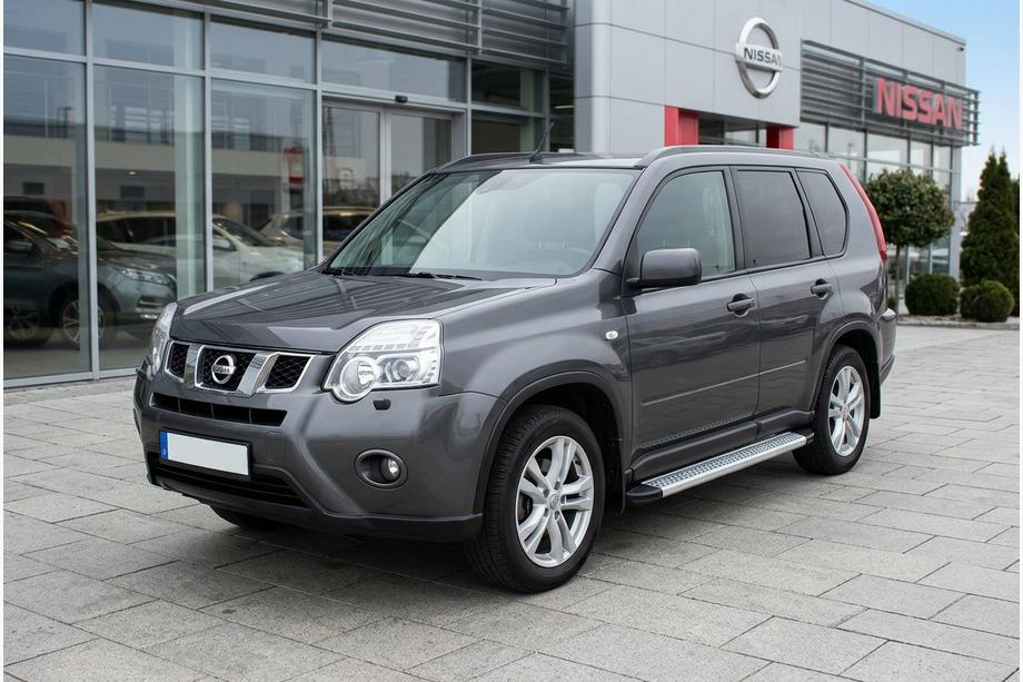 Nissan X-trail T31 2007–2014 Sidetrin Maya V2 (2 stk., aluminium) Foto 1