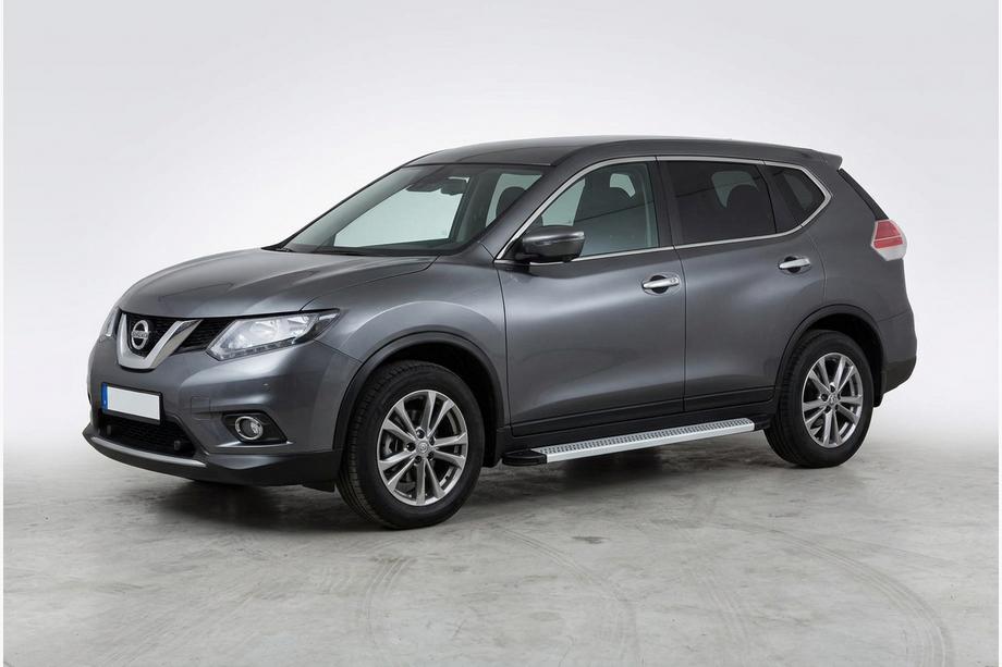 Nissan X-trail T32/Rogue 2014–2021 Sidetrin Maya V2 (2 stk., aluminium) Image