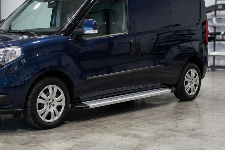 Opel Combo 2012–2018 Sidetrin Maya V2 (2 stk., aluminium) Image