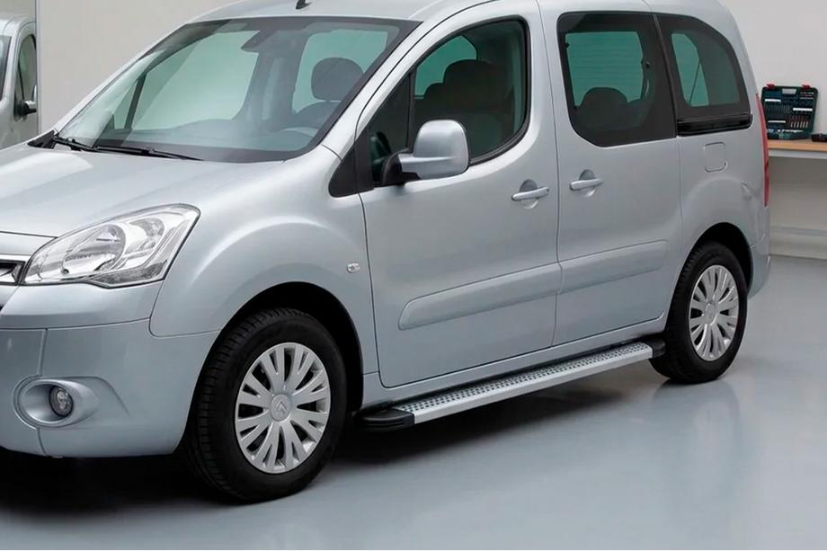 Peugeot Partner Tepee 2008–2018 Sidetrin Maya V2 (2 stk., aluminium) Image