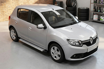 Renault Sandero 2013–2022 Sidetrin Maya V2 (2 stk., aluminium) foto 1