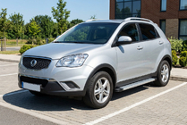 SsangYong Korando 2010–2019 Sidetrin Maya V2 (2 stk., aluminium) foto 1