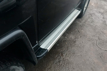 Toyota FJ Cruiser 2006–2022 Sidetrin Maya V2 (2 stk., aluminium) foto 1