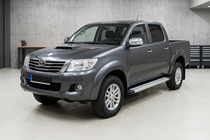 Toyota Hilux 2006–2015 Sidetrin Maya V2 (2 stk., aluminium) foto 1