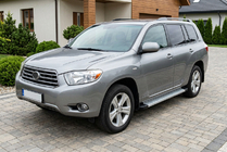 Toyota Highlander 2008–2013 Sidetrin Maya V2 (2 stk., aluminium) foto 1