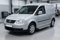 Volkswagen Caddy 2004–2010 Sidetrin Maya V2 (2 stk., aluminium) Maxi hjulbase foto 1