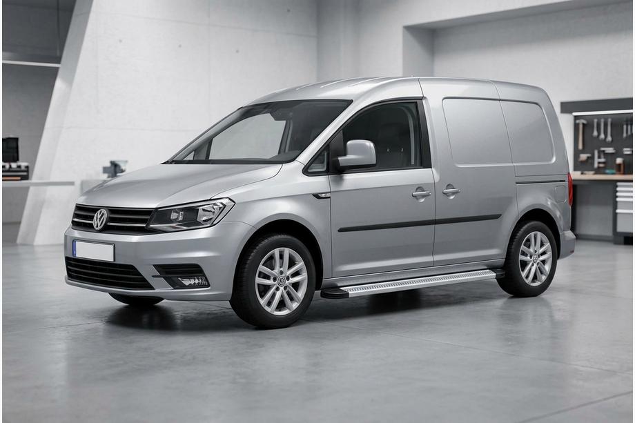 Volkswagen Caddy 2015–2020 Sidetrin Maya V2 (2 stk., aluminium) Image