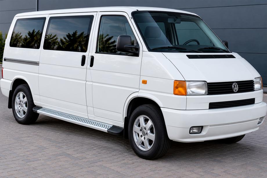 Volkswagen T4 Transporter 1990–2003 Sidetrin Maya V2 (2 stk., aluminium) Image