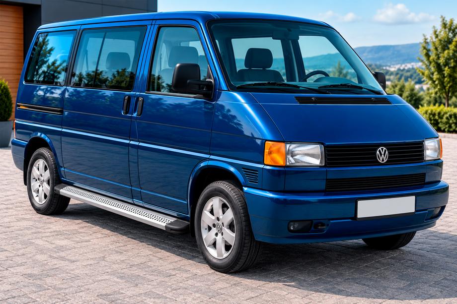 Volkswagen T4 Caravelle/Multivan 1990–2003 Sidetrin Maya V2 (2 stk., aluminium) Kort akselafstand Image