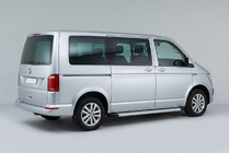 Volkswagen T6 2015–2024 Sidetrin Maya V2 (2 stk., aluminium) Kort akselafstand foto 1