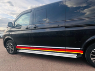 Volkswagen T6 2015–2024 Sidetrin Maya V2 (2 stk., aluminium) Kort akselafstand foto 7