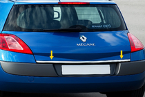 Renault Megane II 2004–2009 Bagagerumskantliste (rustfrit stål) HB, Carmos - tyrkisk stål foto 2