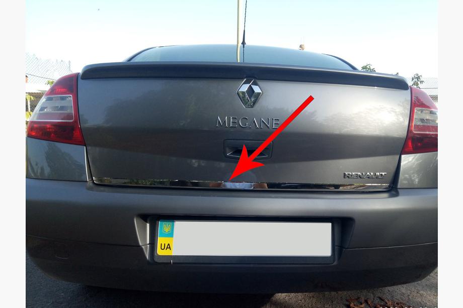 Renault Megane II 2004–2009 Bagagerumskantliste (rustfrit stål) Foto 6